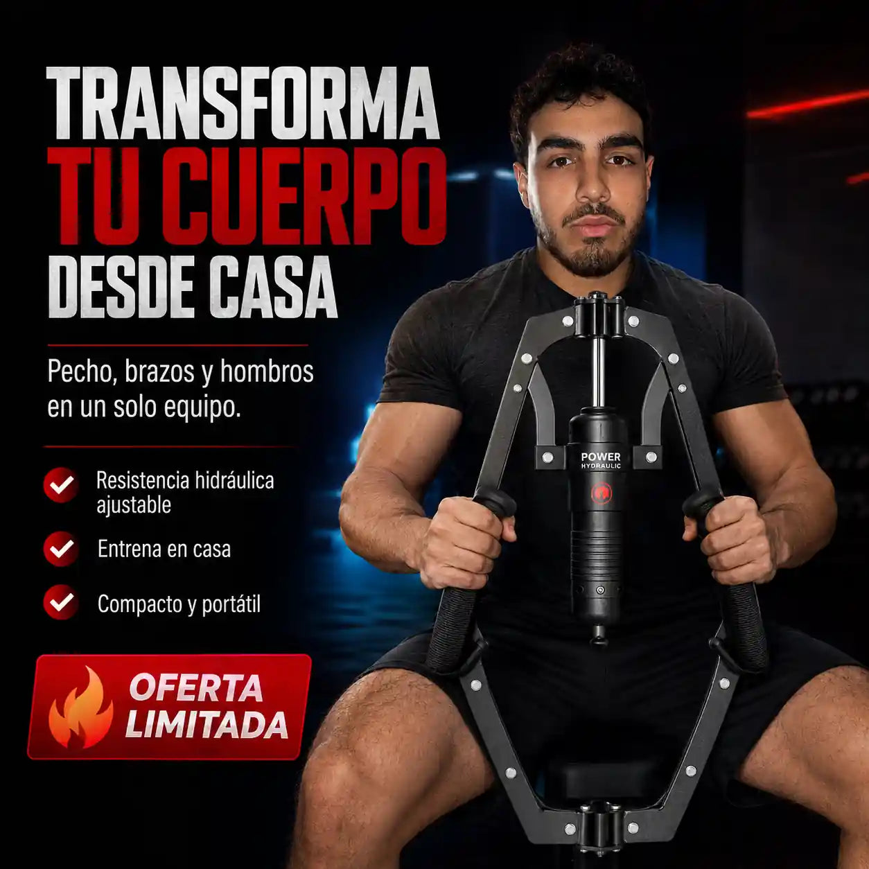 PowerPress Pro™ | Fuerza Total en 15 Minutos