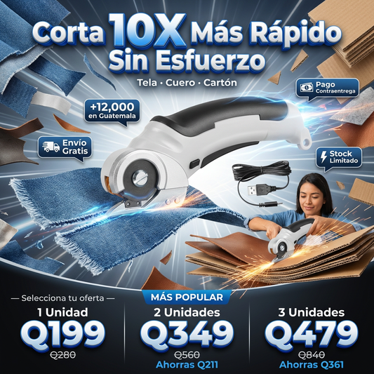 Cuchillo y Tijeras de Corte Eléctrico Inalámbrico