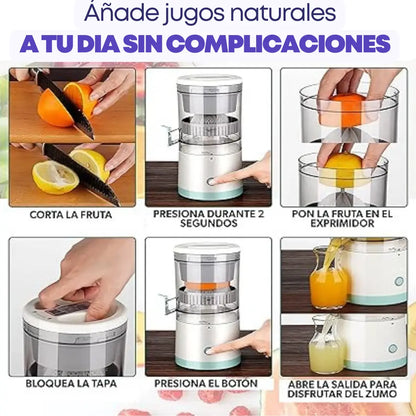 Jugos Frescos al Instante: Exprime sin Esfuerzo en Cualquier Lugar