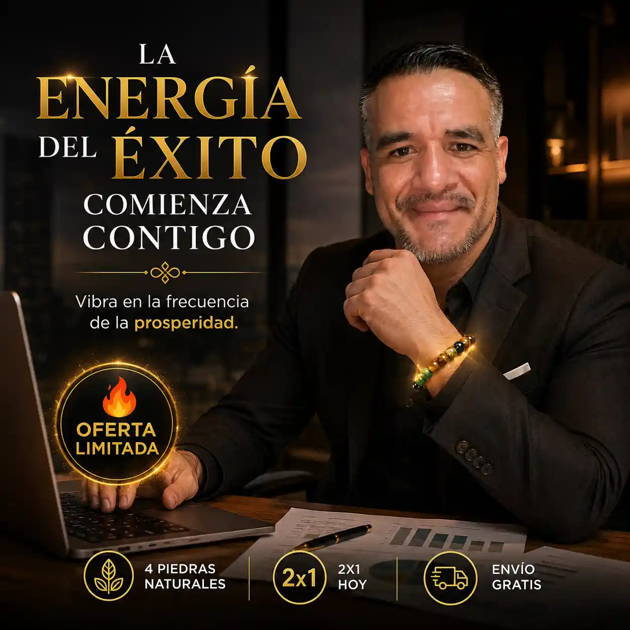 Pulsera que cambia tu energía y abre las puertas de tu abundancia