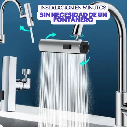 Grifo de Cocina 360° Antisalpicaduras