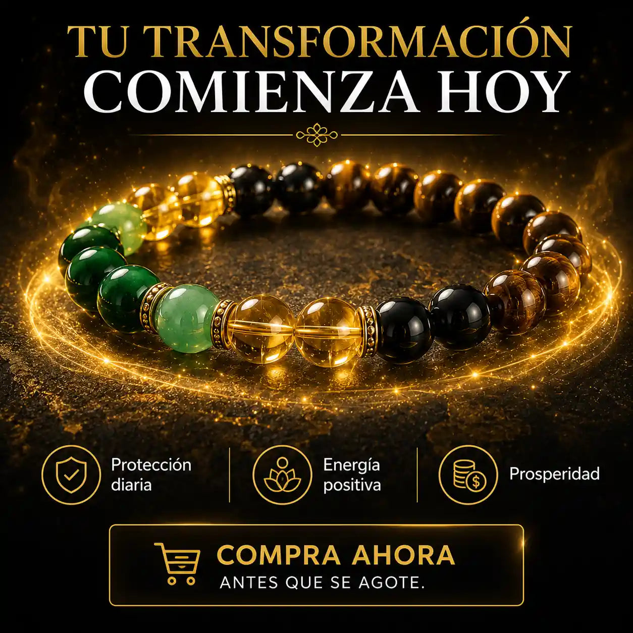 Pulsera que cambia tu energía y abre las puertas de tu abundancia