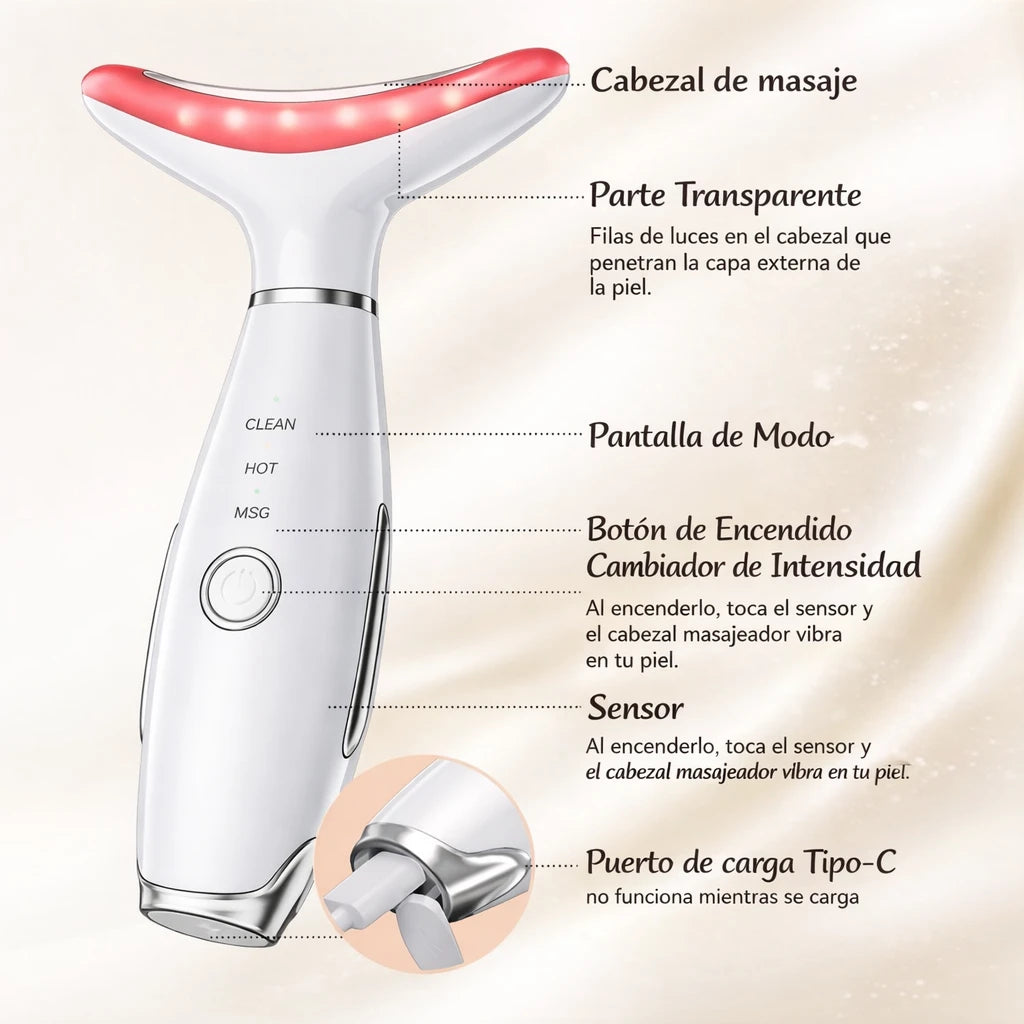 ✨ Mejora la apariencia de papada y contorno mandibular 💎