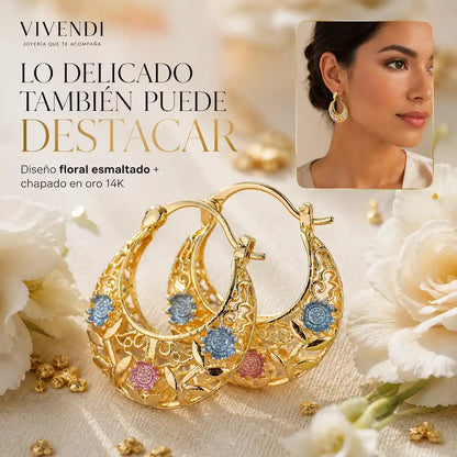 Los aretes chapados en oro 14K que transforman tu look en segundos