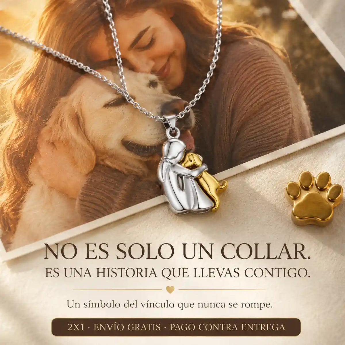 El collar que lleva contigo el único amor que nunca te falló