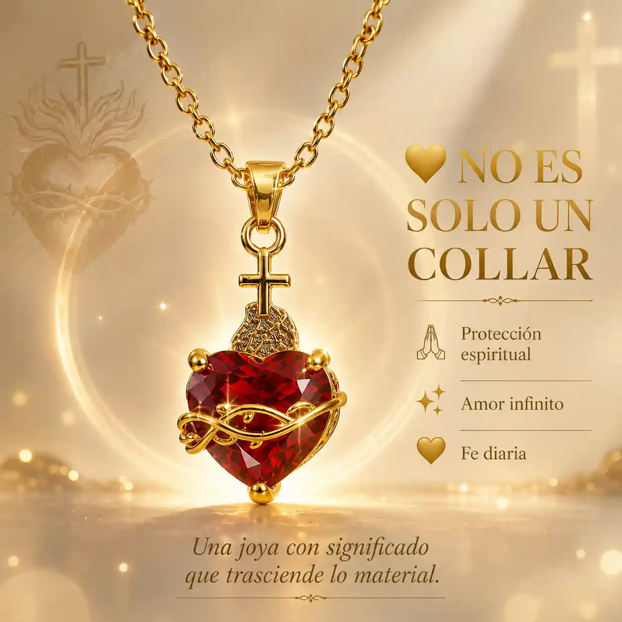 El collar que lleva tu fe y te protege cada día que te lo pones