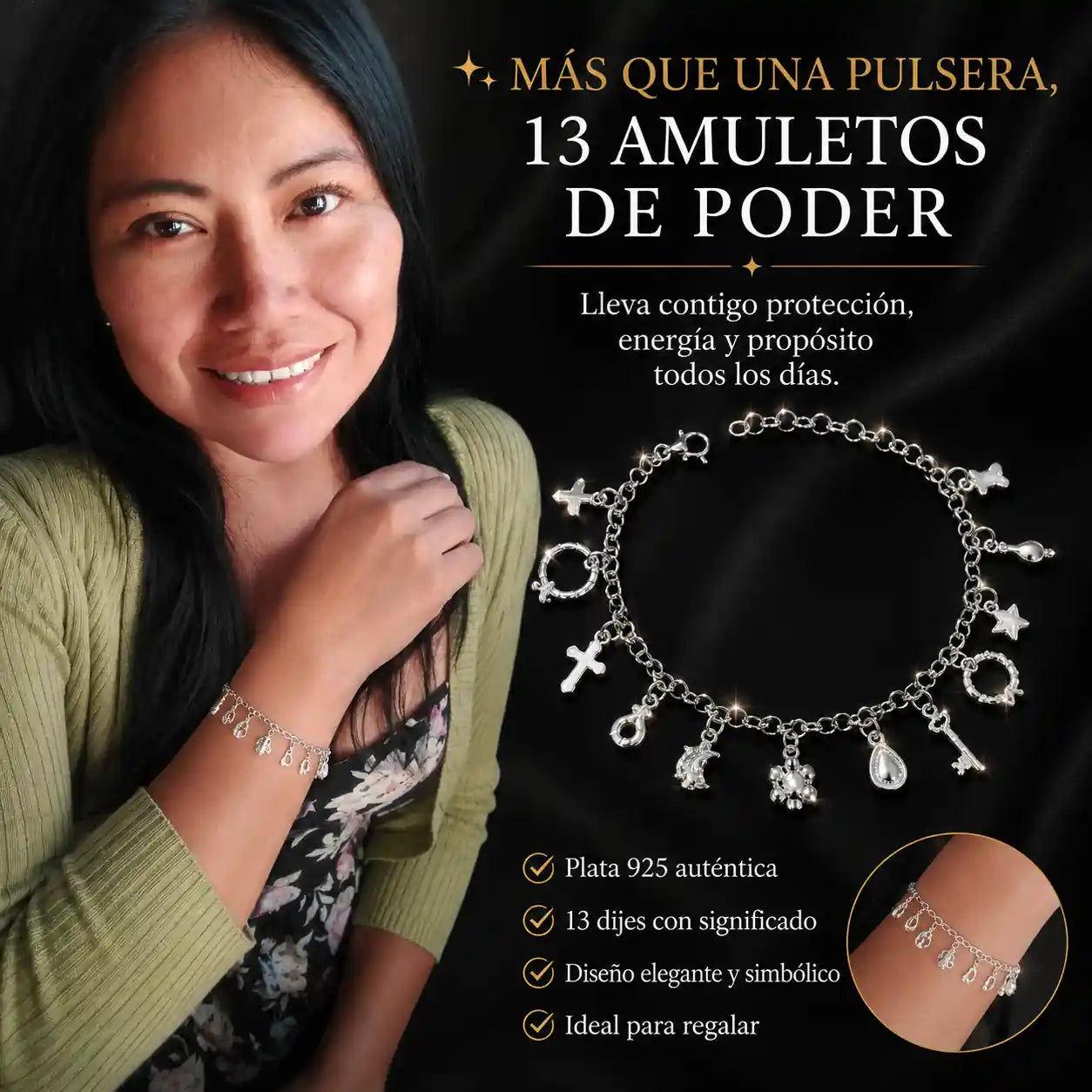 La pulsera con 13 amuletos que te protege y te recuerda quién eres