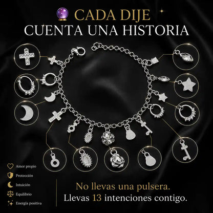 La pulsera con 13 amuletos que te protege y te recuerda quién eres