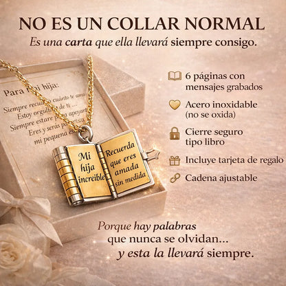 💝 My Little Star™ – El Collar que Guarda Tu Amor 📖✨