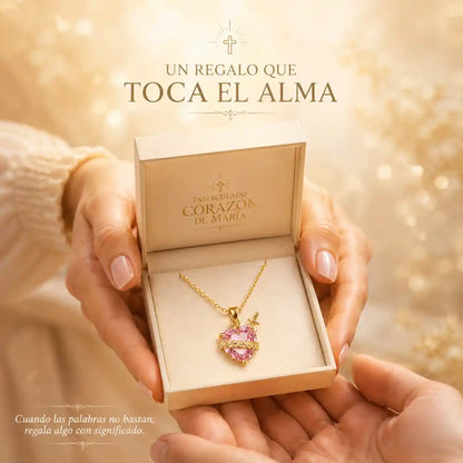El collar que lleva el amor puro de María contigo, todos los días