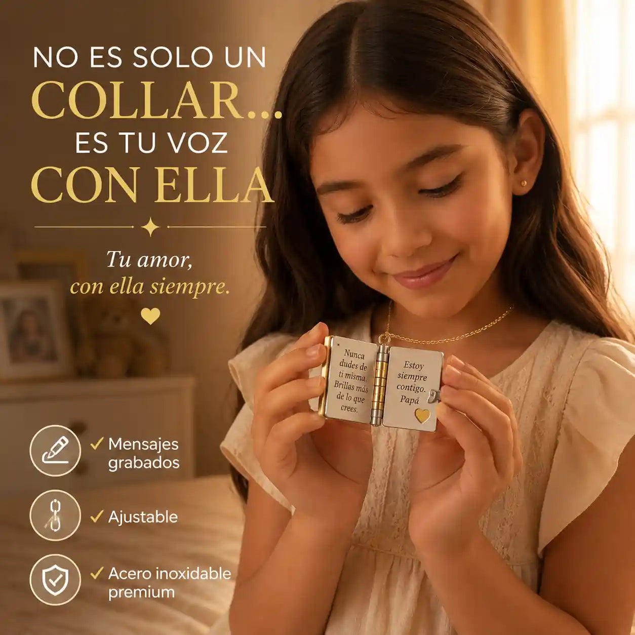 El collar que recuerda a tu hija lo especial que es todos los días