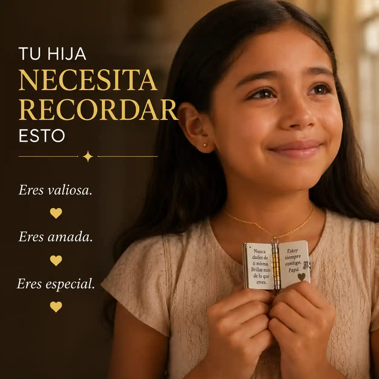 El collar que recuerda a tu hija lo especial que es todos los días