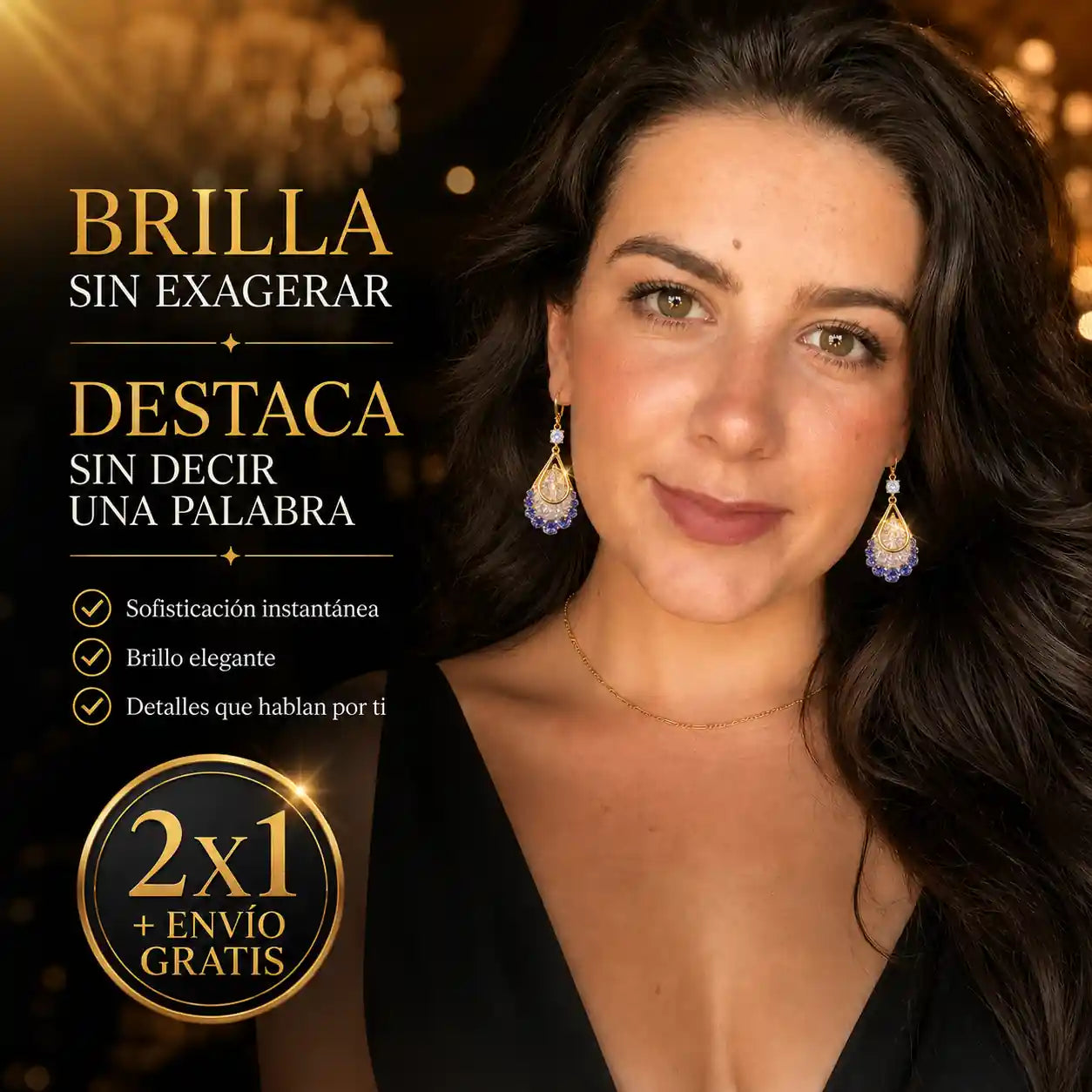 Los aretes que te hacen brillar en cualquier momento