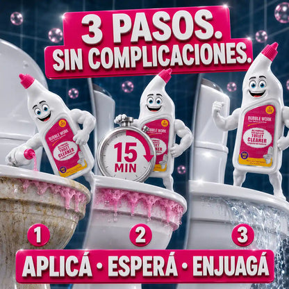 En 15 minutos tu inodoro queda reluciente, sin cal, sin bacterias y sin frotar