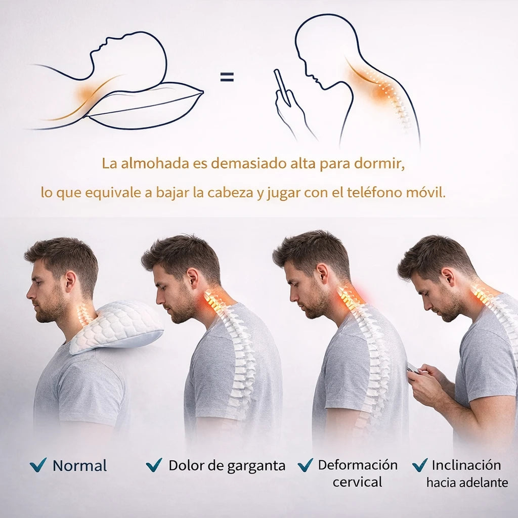 💆🏼 Despierta sin dolor de cuello desde la primera noche ✨