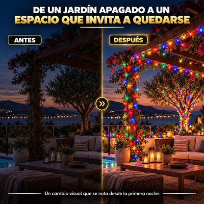 El jardín que soñabas se enciende solo, cada noche, sin gastar ni un centavo en luz