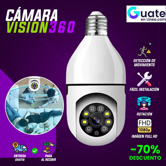 CAMARA DE ALTA SEGURIDAD CON VISION 360º🔄👀