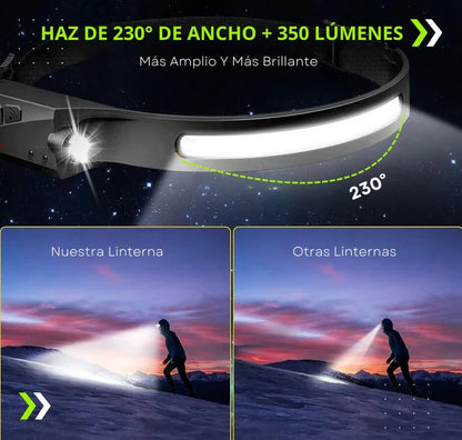 🌧️ LINTERNA XRP IMPERMEABLE Y RECARGABLE 🔋